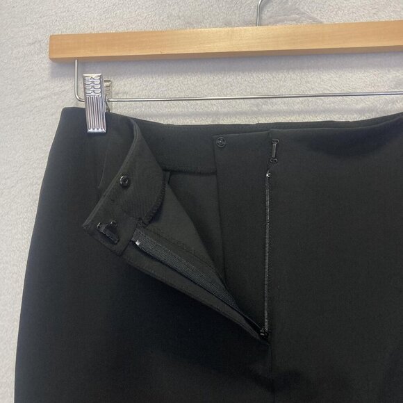 Vintage 90s Chaiken and Capone Black Pencil Skirt Womens 4 Stretch Knee USA - Picture 7 of 14